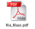 Ria Blaas Resume - PDF format